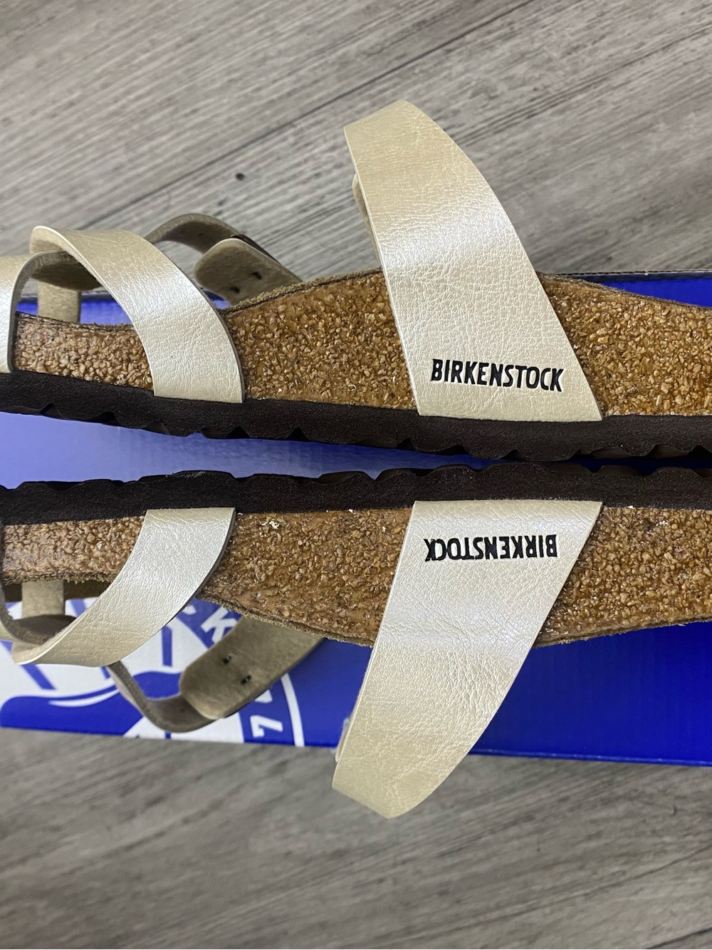 Birkenstock Mayari Graceful Pearl White Sandals  regular fit Lightweight Comfort - Picture 7 of 8
